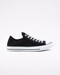 Converse Twisted Prep Knit Chuck Taylor All Star Férfi Rövidszárú Fekete/Fehér | SPOITAK-HU